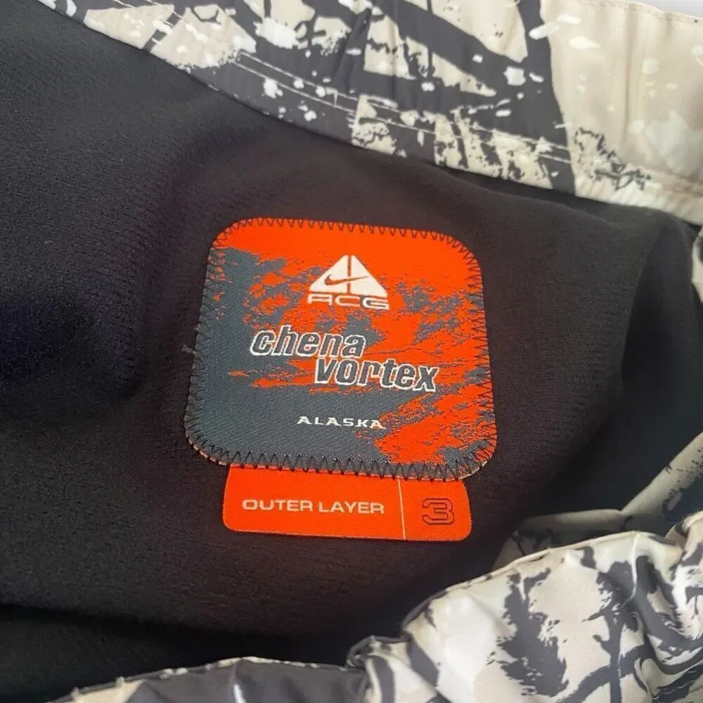 Nike ACG Chena Vortex Storm Fit Pants Light Orewood Black FV8840-104 size Large